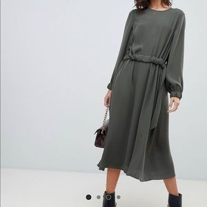 ASOS WINTER GREEN DRESS